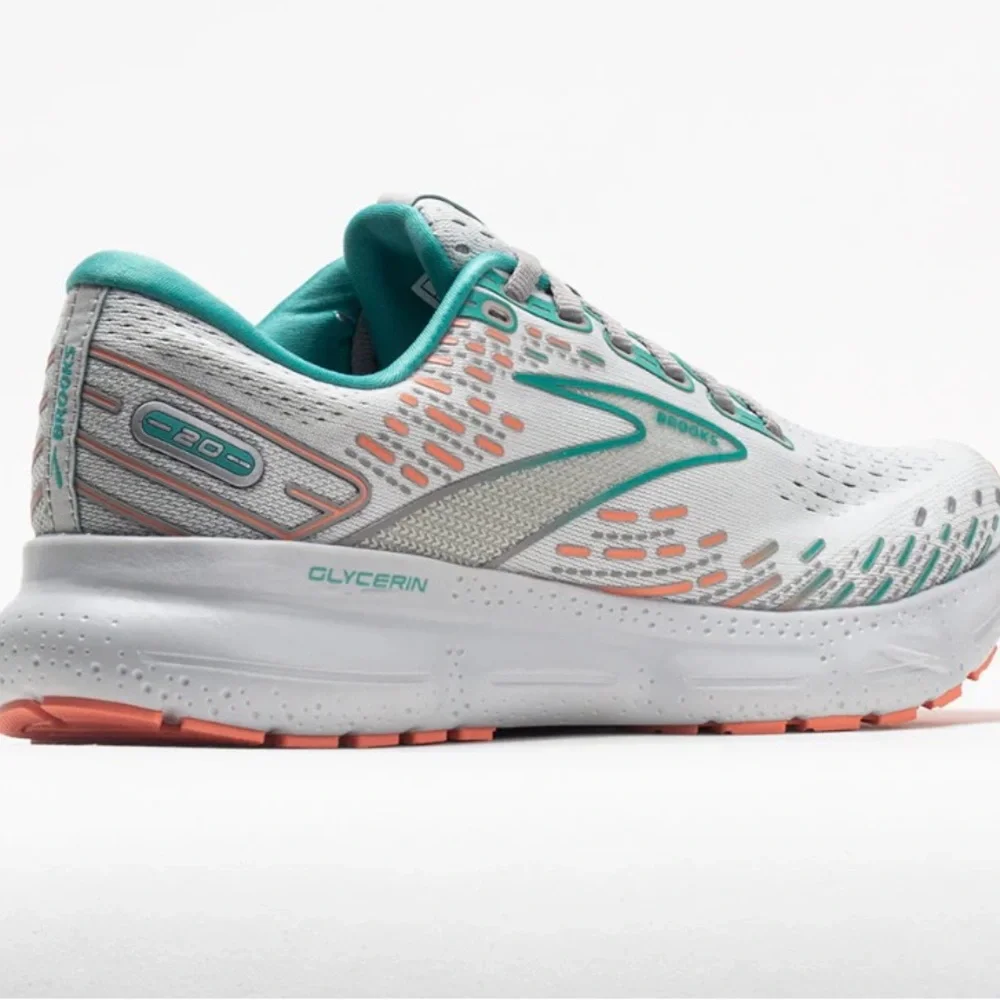 Brooks Glycerin 20 Women's
Oyster/Latigo Bay/Coral size 7.5 - Picture 7 of 10